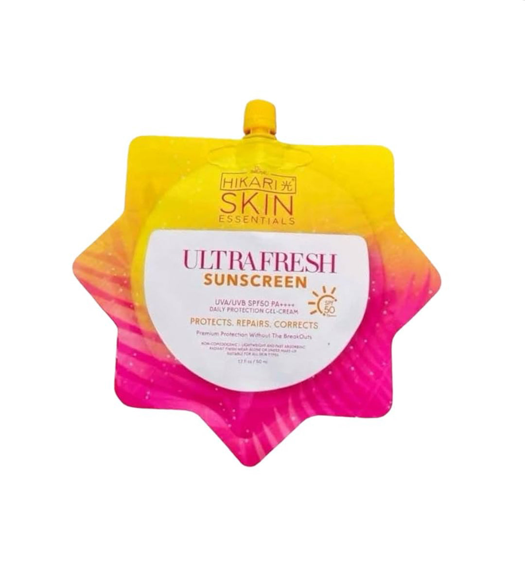 HIKARI SKIN ULTRAFRESH SUNSCREEN GEL-CREAM SPF50 PA++++ UVA/UVB