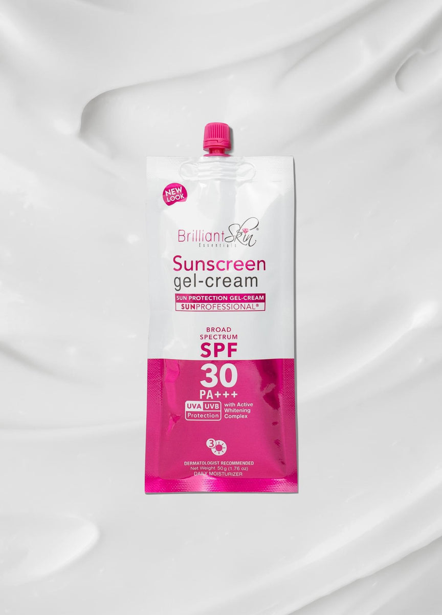 BRILLIANT SUNSCREEN GEL-CREAM SPF30 PA+++ 50G – Lalas Cosmetics
