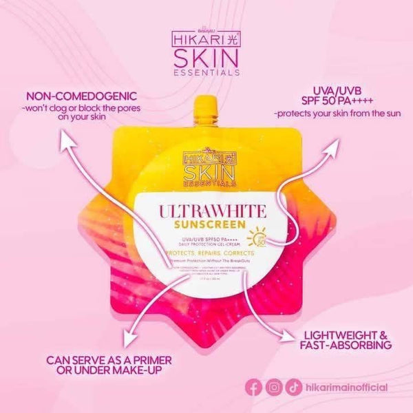 HIKARI SKIN ULTRAFRESH SUNSCREEN GEL-CREAM SPF50 PA++++ UVA/UVB 50ML