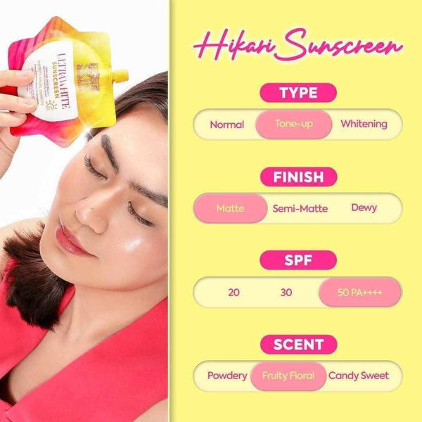 HIKARI SKIN ULTRAFRESH SUNSCREEN GEL-CREAM SPF50 PA++++ UVA/UVB 50ML