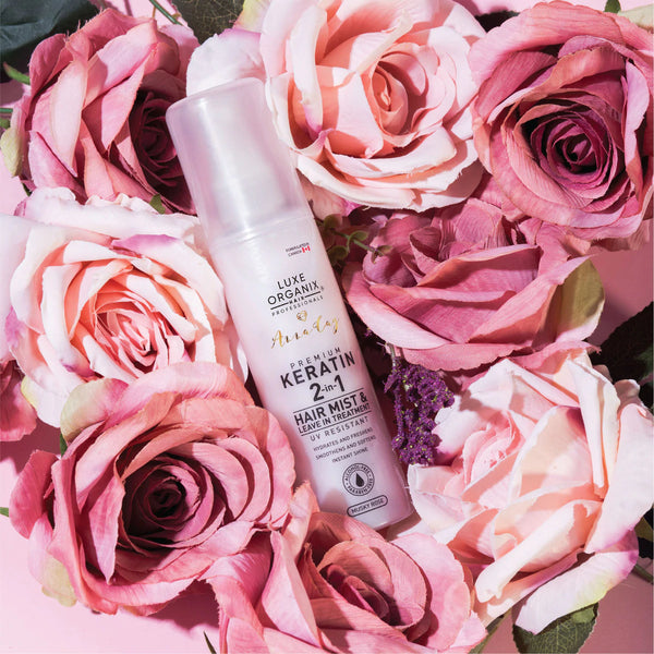 LUXE ORGANIX X ANNA CAY 2-IN-1 HAIR MIST MUSKY ROSE 120ML (NEW FORMULATION)