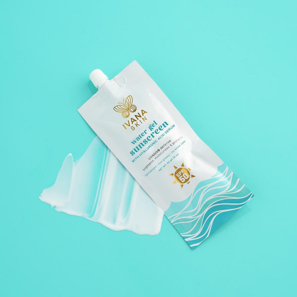 IVANA SKIN WATER GEL SUNSCREEN WITH HYALURONIC ACID SPG 50