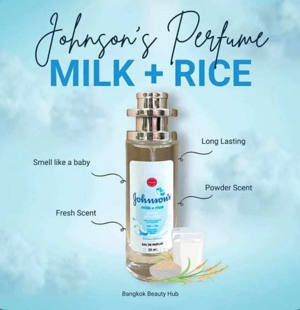 JOHNSON'S MILK+RICE BABY PERFUME 35ML – Lalas Cosmetics