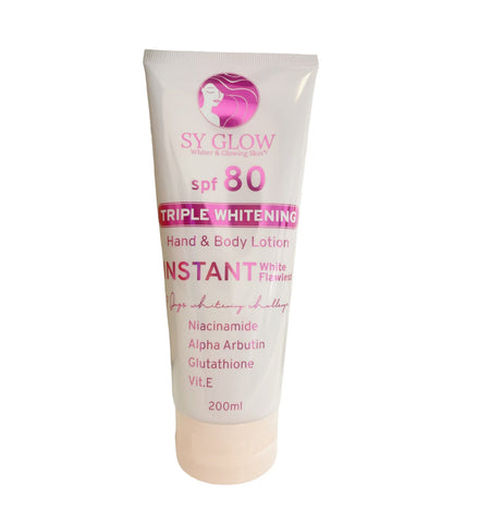 SY GLOW TRIPLE WHITENING HAND & BODY LOTION 200ML