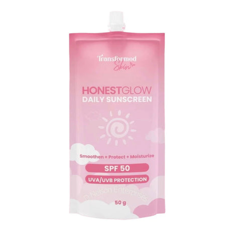 TRANSFORMED SKIN HONEST GLOW DAILY SUNSCREEN SPF50