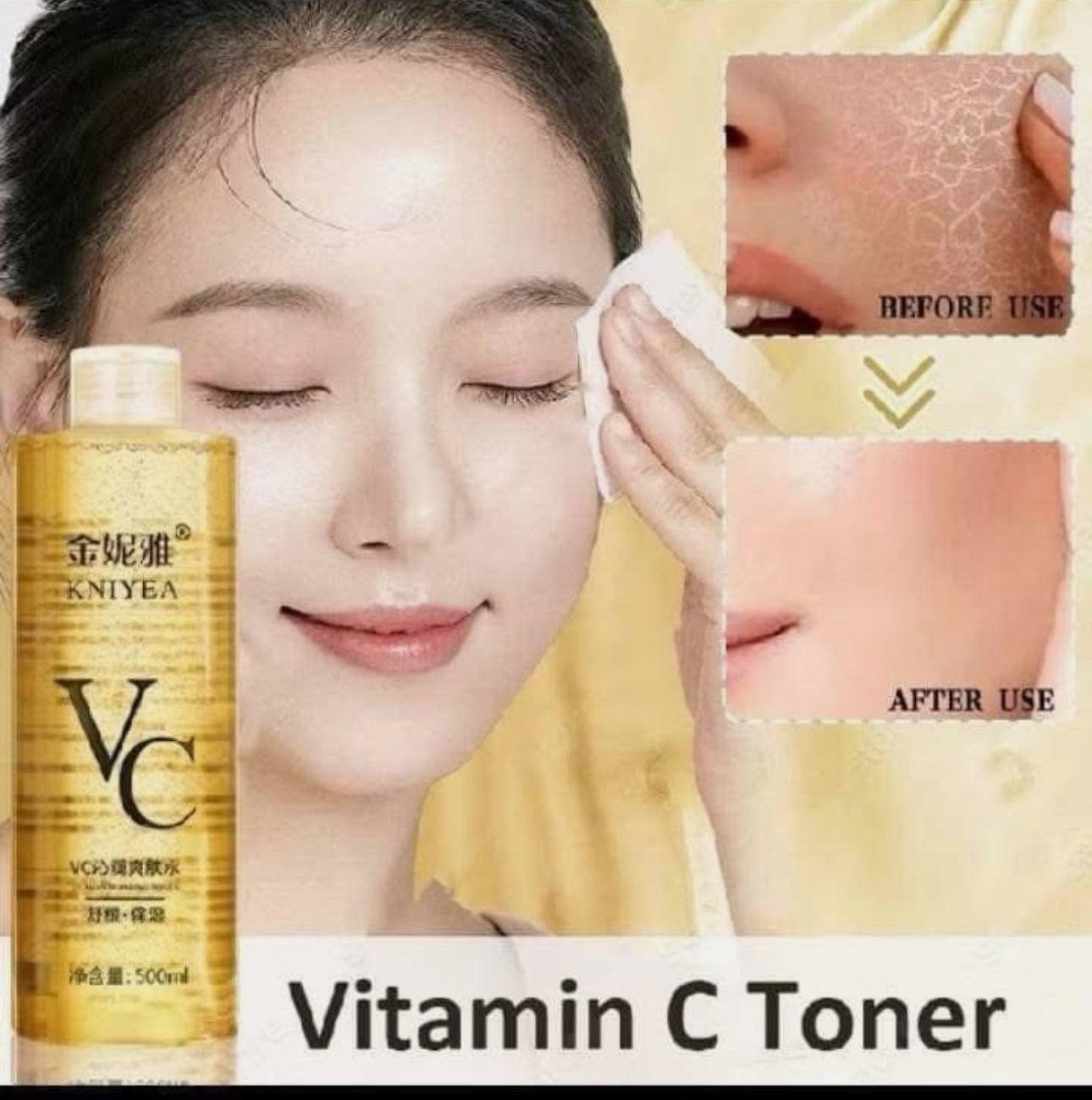 KNIYEA VC TONER 500ML – Lalas Cosmetics