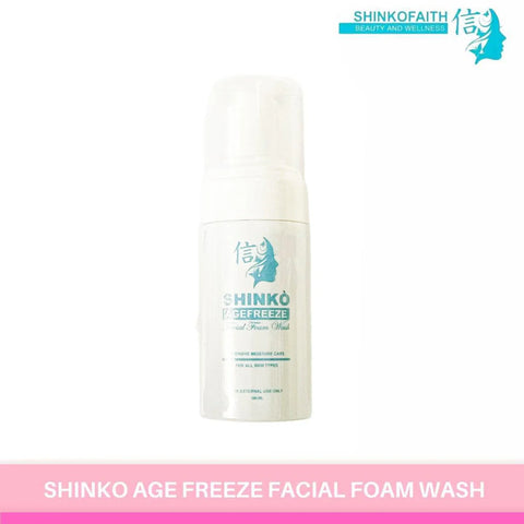 SHINKO AGEFREEZE FACIAL FOAM WASH 100ML