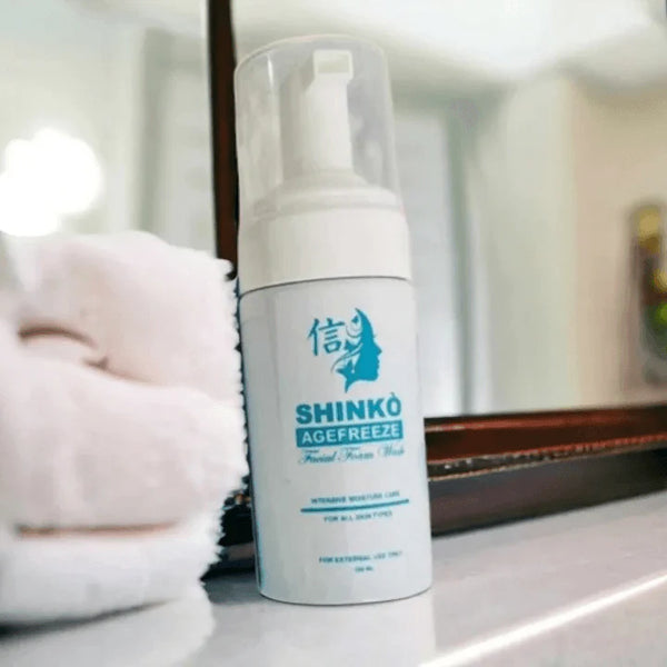 SHINKO AGEFREEZE FACIAL FOAM WASH 100ML