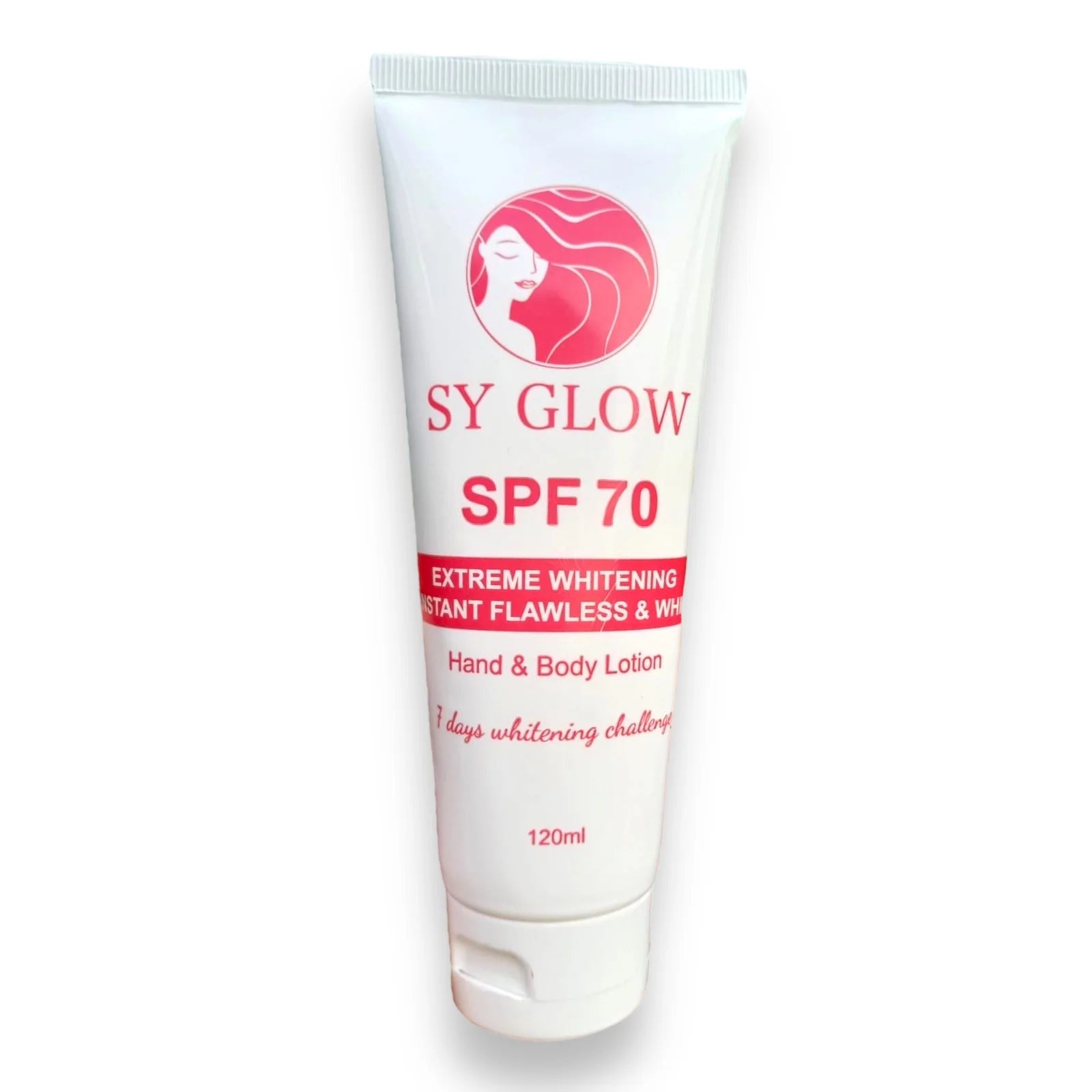 SY GLOW EXTREME WHITENING INSTANT FLAWLESS & WHITE HAND & BODY LOTION SPF 70