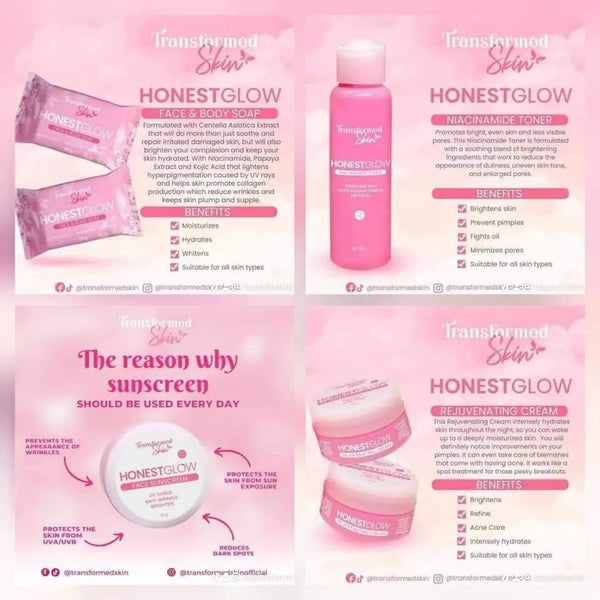 HONEST GLOW REJUVENATING FACIAL SET