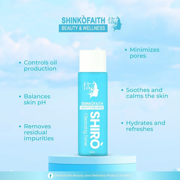 SHINKOFAITH SHIRO CLEANSING TONER 60ML