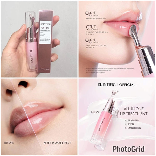 PEPTIDE BRIGHTENING LIP SERUM (CLEAR)