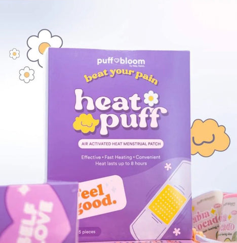 PUFF & BLOOM HEAT PUFF AIR ACTIVATED HEAT MENSTRUAL PATCH