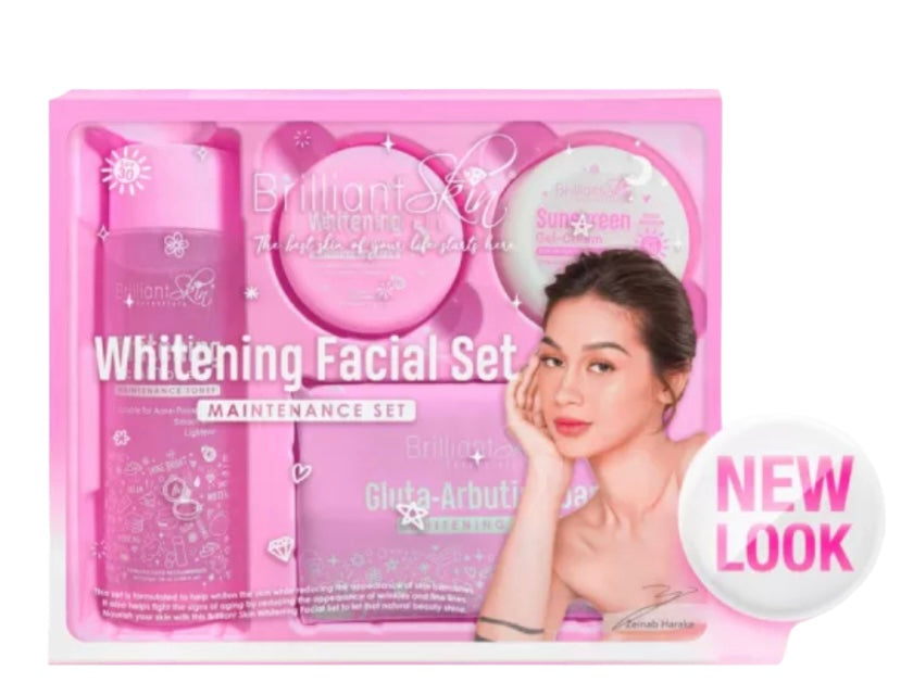 BRILLIANT WHITENING FACIAL SET (NEW PACKAGING)