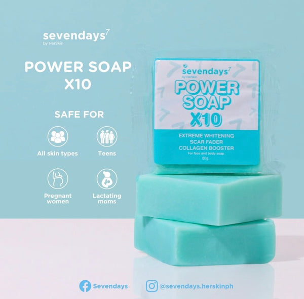 SEVENDAYS POWER SOAP x10 SOAP 80G