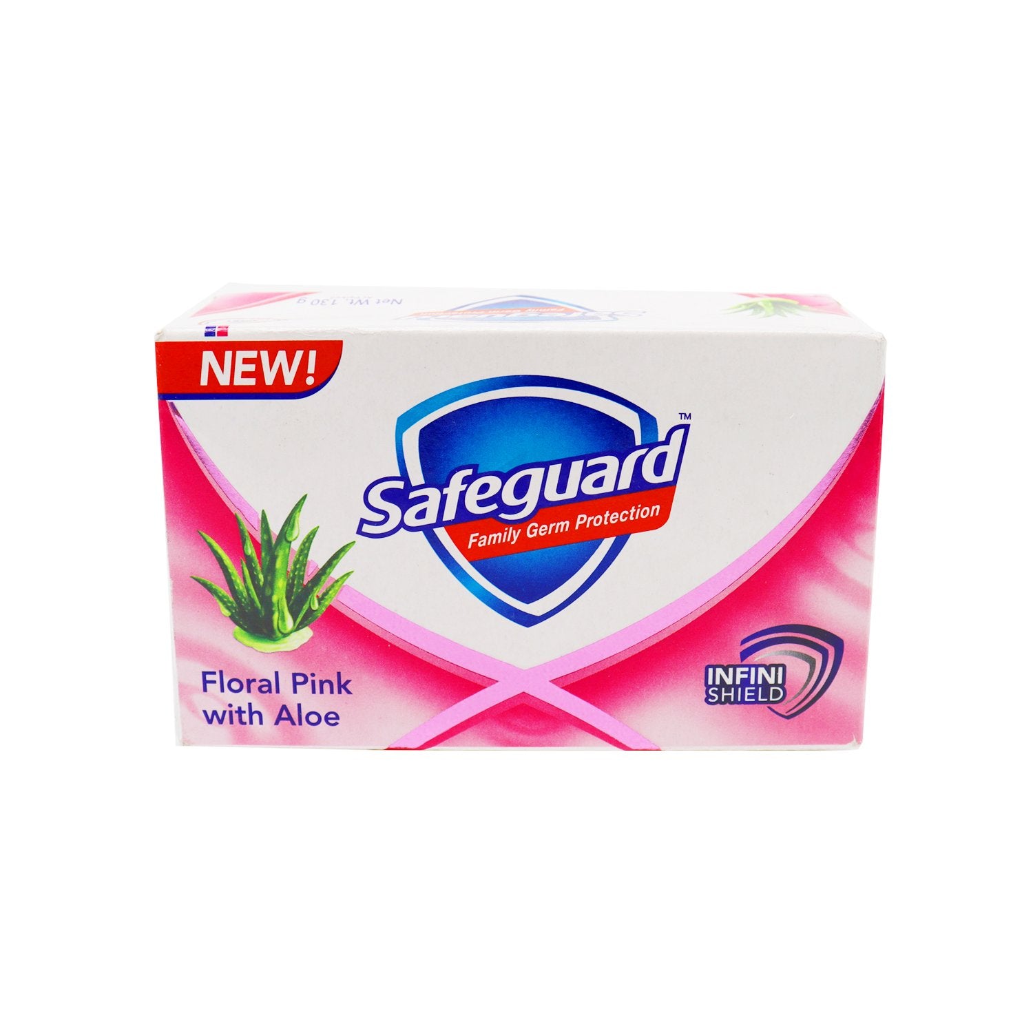 SAFEGUARD FLORAL PINK WITH ALOE 175G