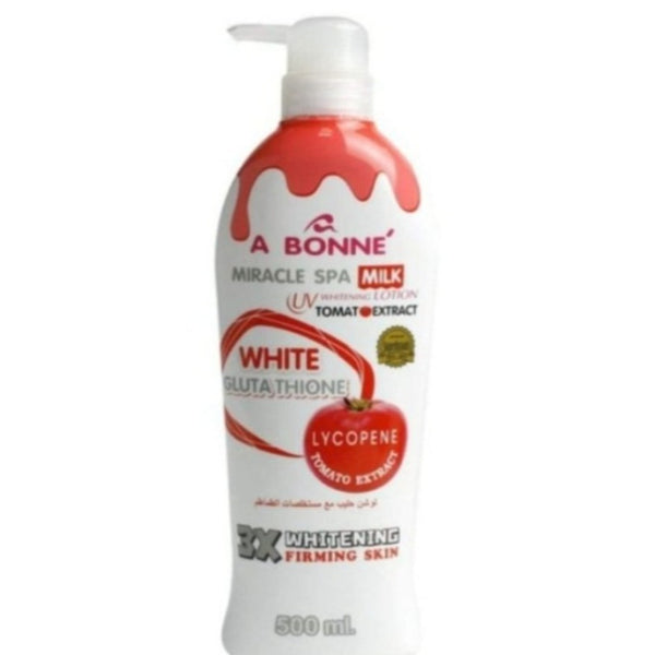 A BONNE MIRACLE SPA MILK GLUTATHIONE WHITENING LOTION 500ml  Lalas  Cosmetics