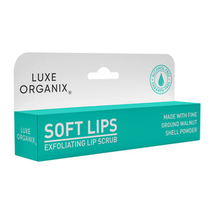 LUXE ORGANIX SOFT LIPS LIP EXFOLIATING SCRUB 15G